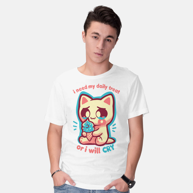 Need My Daily Treat-Mens-Basic-Tee-TechraNova