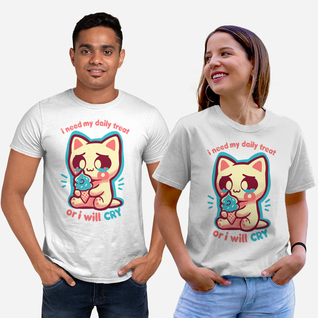 Need My Daily Treat-Unisex-Basic-Tee-TechraNova