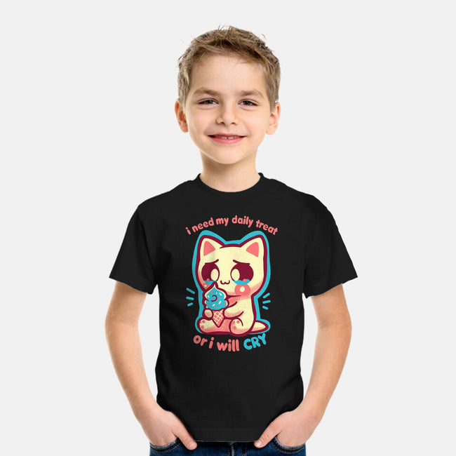 Need My Daily Treat-Youth-Basic-Tee-TechraNova