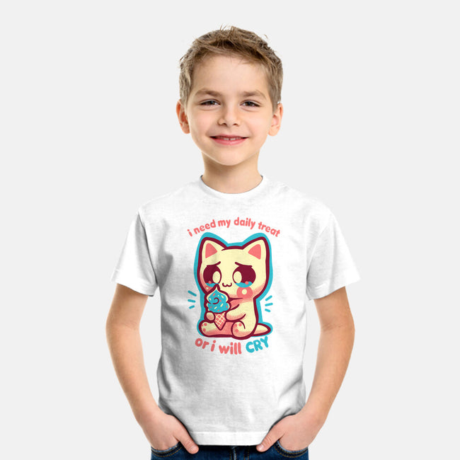 Need My Daily Treat-Youth-Basic-Tee-TechraNova