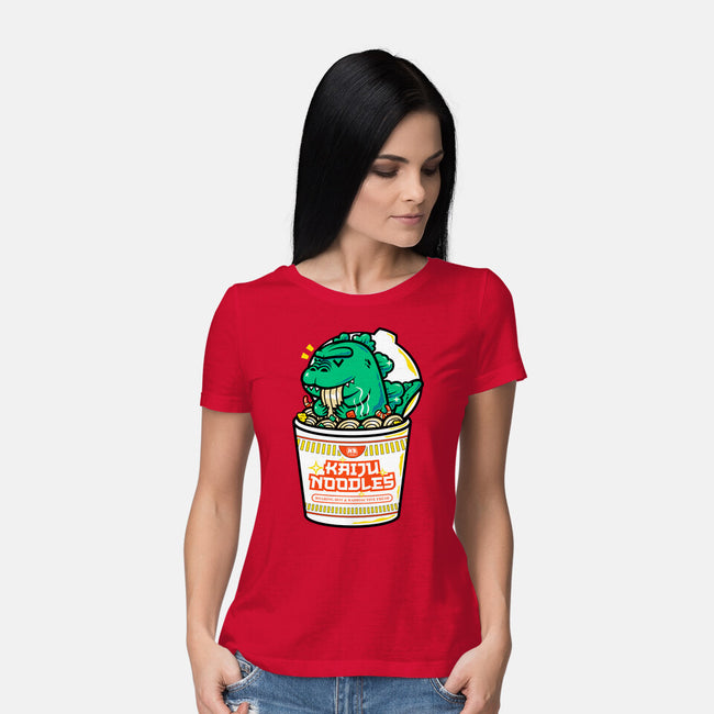 Kaiju Noodles-Womens-Basic-Tee-krisren28