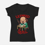Licensed To Quill-Womens-V-Neck-Tee-Boggs Nicolas