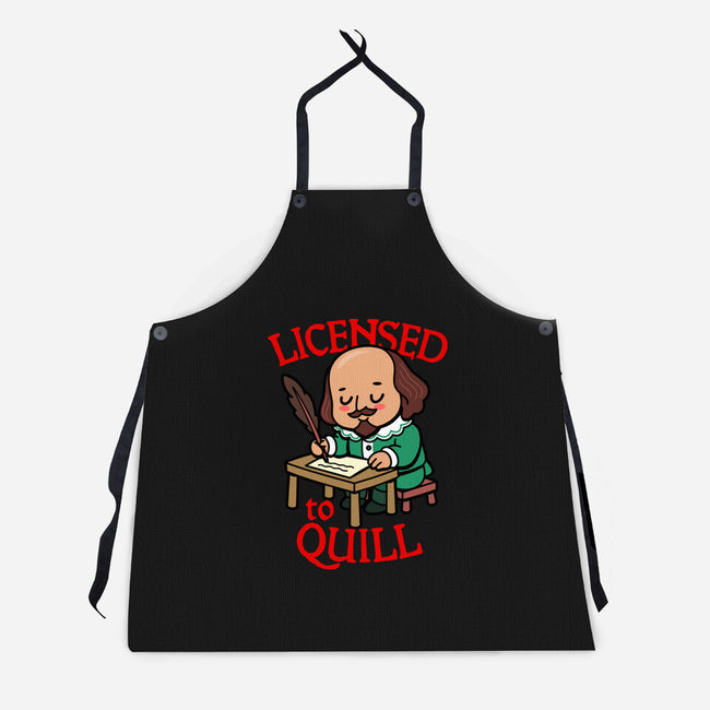 Licensed To Quill-Unisex-Kitchen-Apron-Boggs Nicolas