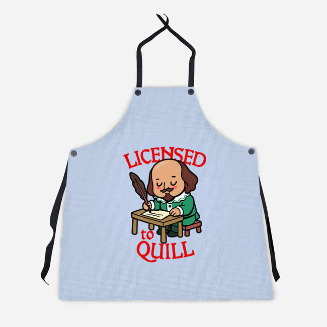 Licensed To Quill-Unisex-Kitchen-Apron-Boggs Nicolas