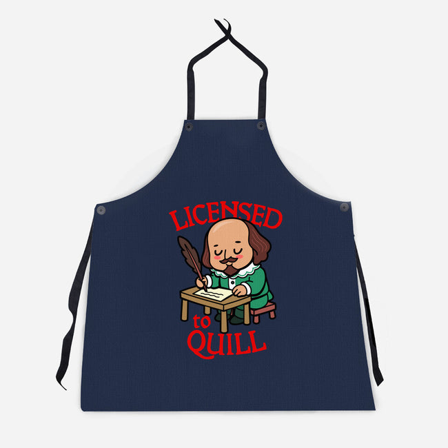 Licensed To Quill-Unisex-Kitchen-Apron-Boggs Nicolas