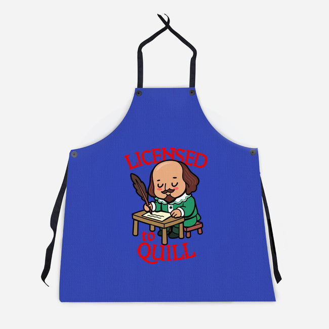Licensed To Quill-Unisex-Kitchen-Apron-Boggs Nicolas