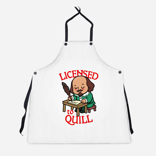 Licensed To Quill-Unisex-Kitchen-Apron-Boggs Nicolas