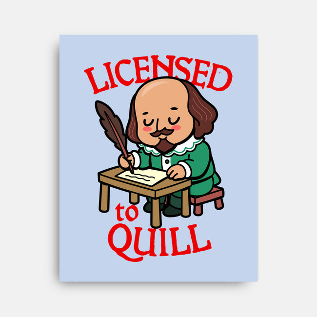 Licensed To Quill-None-Stretched-Canvas-Boggs Nicolas