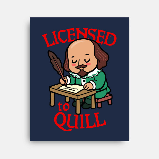 Licensed To Quill-None-Stretched-Canvas-Boggs Nicolas