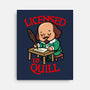 Licensed To Quill-None-Stretched-Canvas-Boggs Nicolas