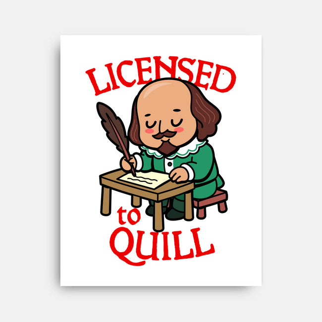 Licensed To Quill-None-Stretched-Canvas-Boggs Nicolas
