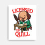 Licensed To Quill-None-Stretched-Canvas-Boggs Nicolas
