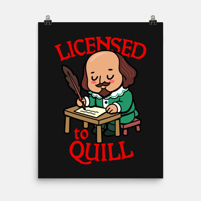 Licensed To Quill-None-Matte-Poster-Boggs Nicolas