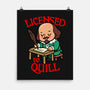 Licensed To Quill-None-Matte-Poster-Boggs Nicolas