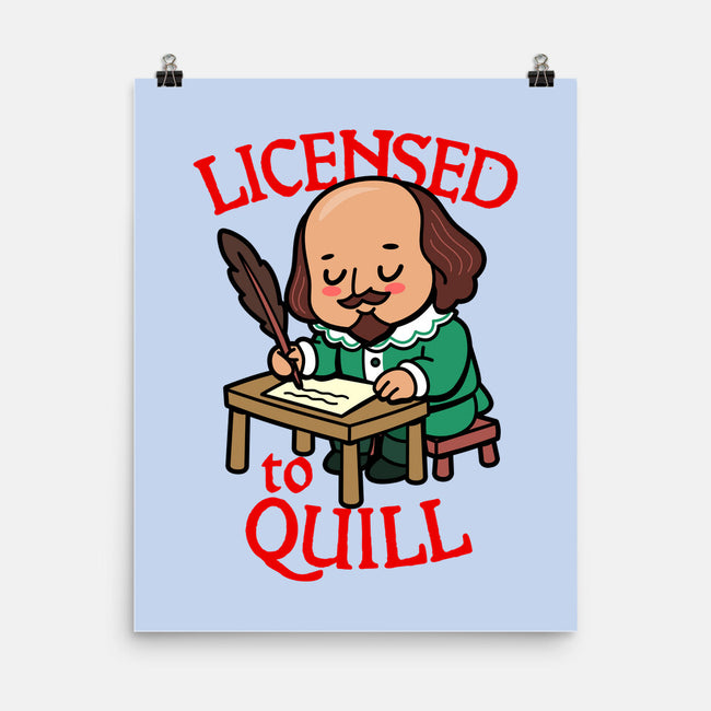 Licensed To Quill-None-Matte-Poster-Boggs Nicolas