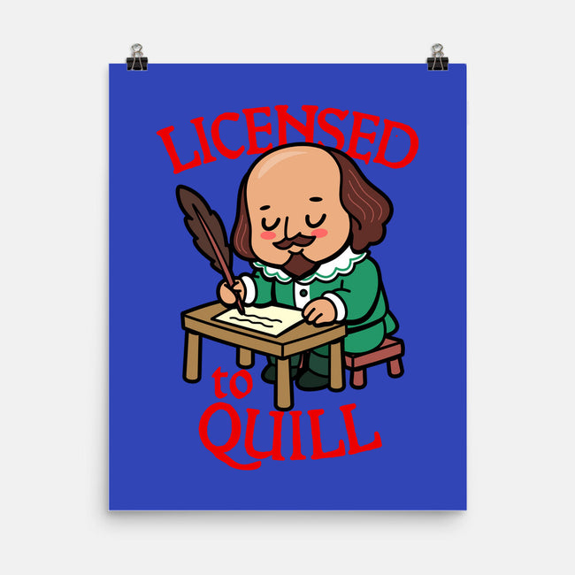 Licensed To Quill-None-Matte-Poster-Boggs Nicolas