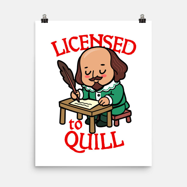 Licensed To Quill-None-Matte-Poster-Boggs Nicolas