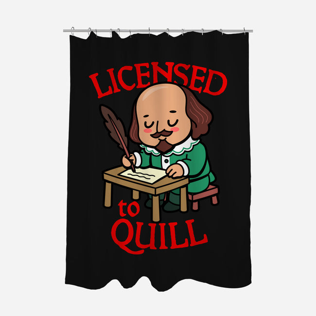 Licensed To Quill-None-Polyester-Shower Curtain-Boggs Nicolas