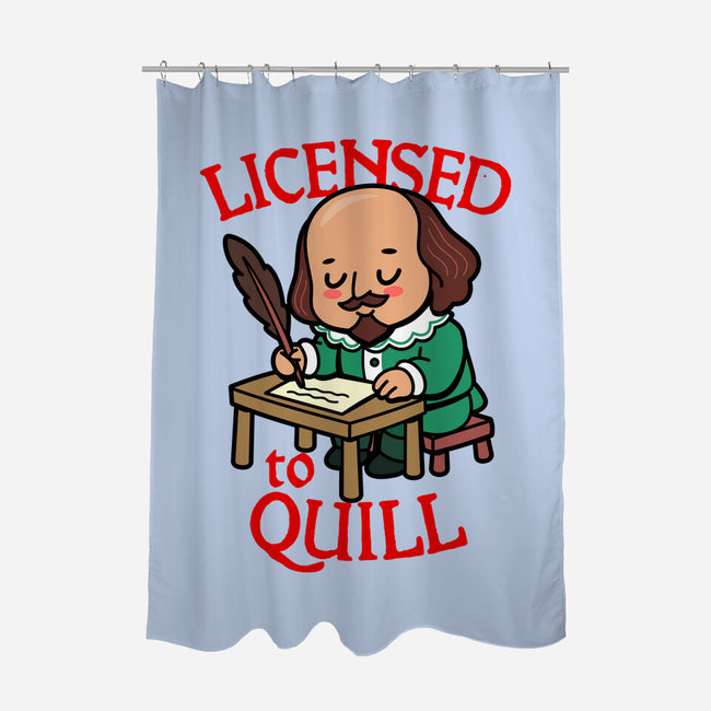 Licensed To Quill-None-Polyester-Shower Curtain-Boggs Nicolas