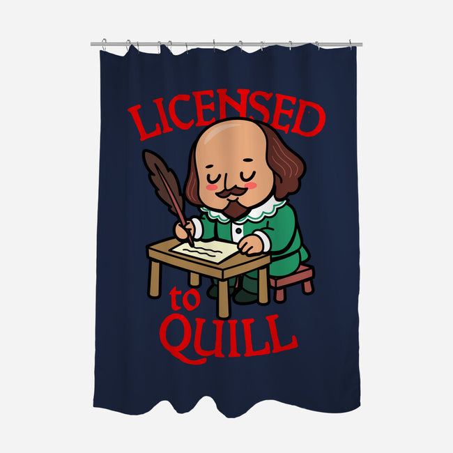 Licensed To Quill-None-Polyester-Shower Curtain-Boggs Nicolas