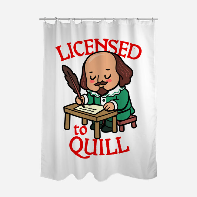 Licensed To Quill-None-Polyester-Shower Curtain-Boggs Nicolas