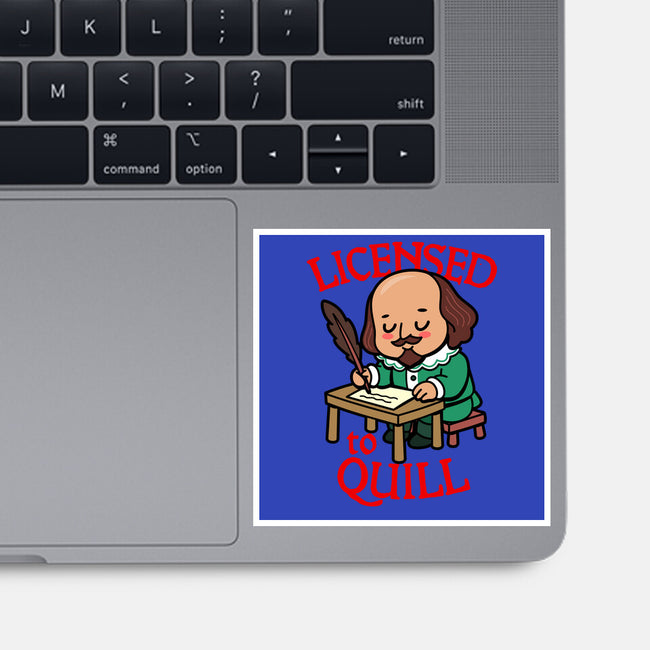 Licensed To Quill-None-Glossy-Sticker-Boggs Nicolas