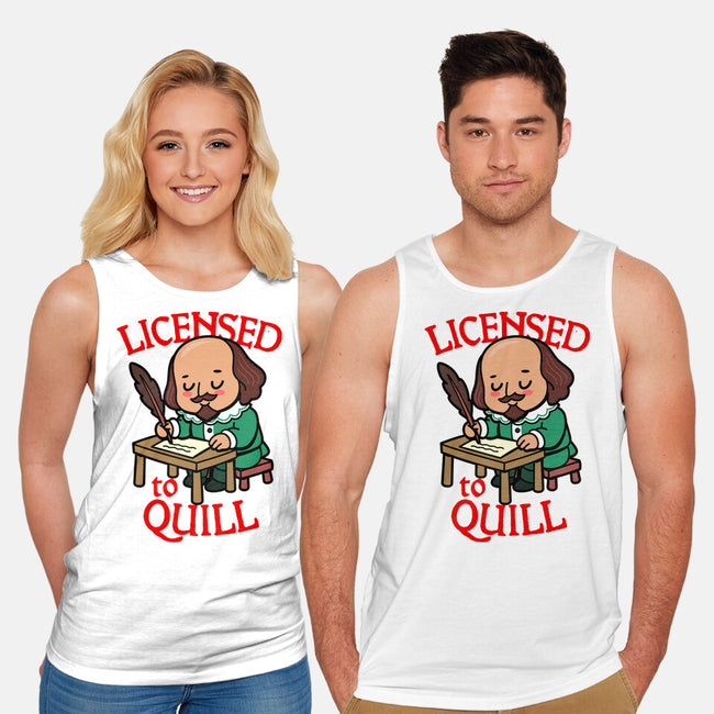 Licensed To Quill-Unisex-Basic-Tank-Boggs Nicolas