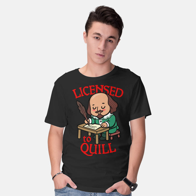 Licensed To Quill-Mens-Basic-Tee-Boggs Nicolas
