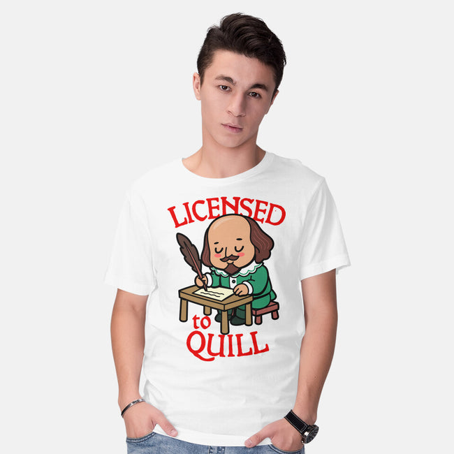 Licensed To Quill-Mens-Basic-Tee-Boggs Nicolas