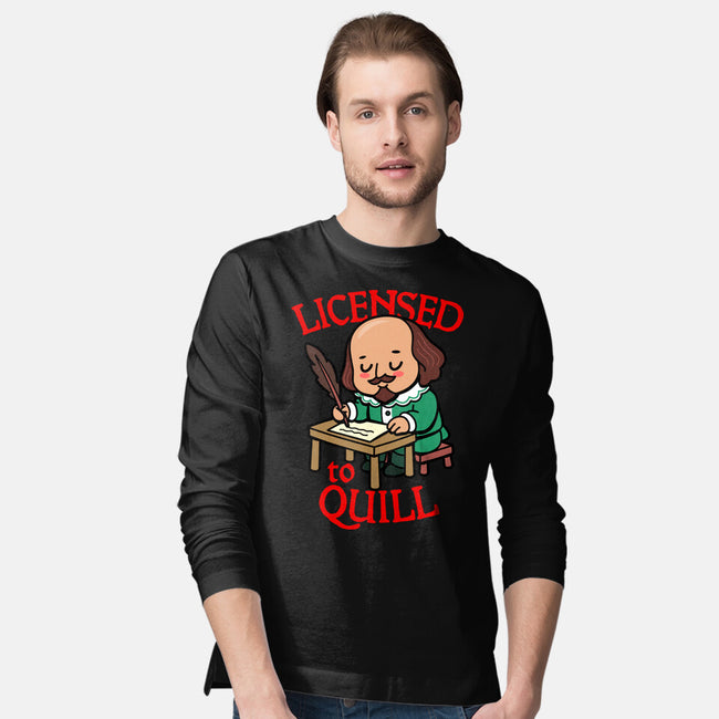 Licensed To Quill-Mens-Long Sleeved-Tee-Boggs Nicolas