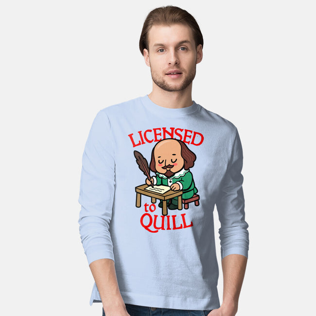 Licensed To Quill-Mens-Long Sleeved-Tee-Boggs Nicolas