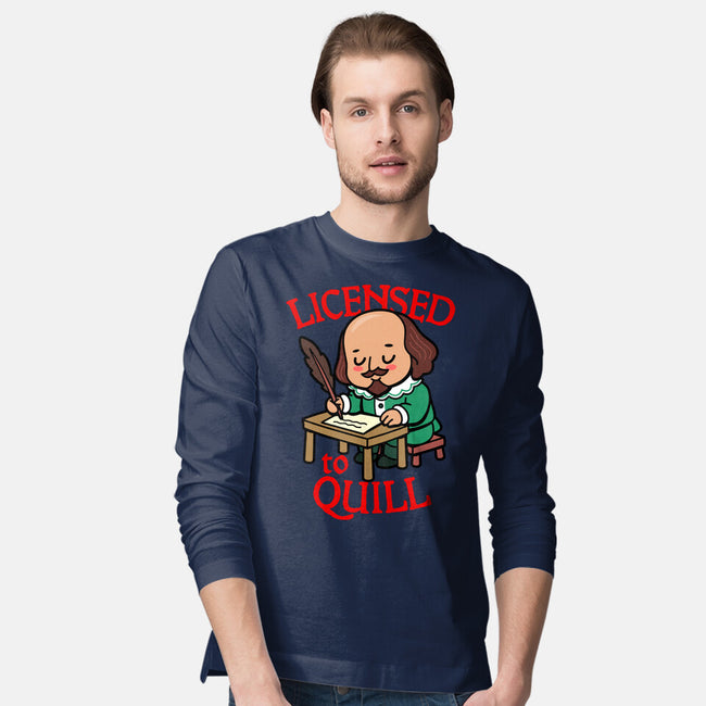 Licensed To Quill-Mens-Long Sleeved-Tee-Boggs Nicolas