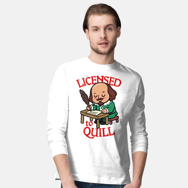 Licensed To Quill-Mens-Long Sleeved-Tee-Boggs Nicolas