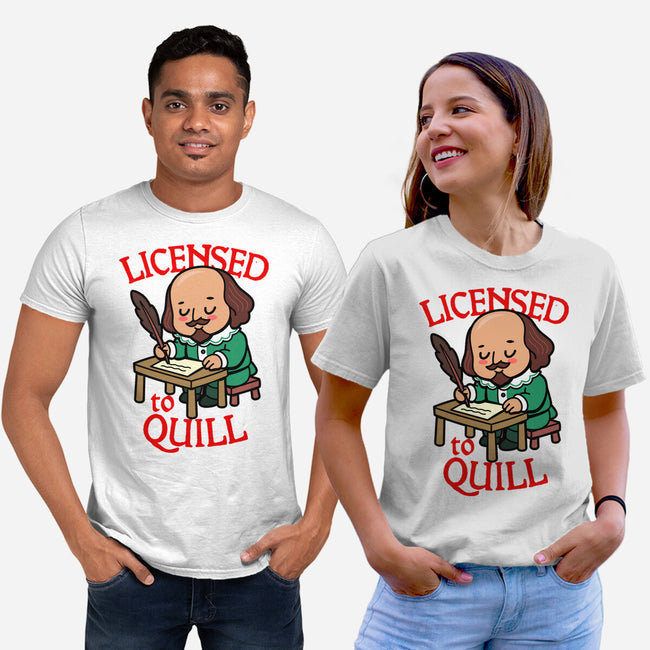 Licensed To Quill-Unisex-Basic-Tee-Boggs Nicolas