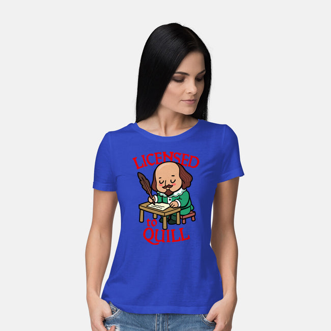 Licensed To Quill-Womens-Basic-Tee-Boggs Nicolas