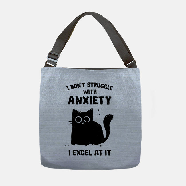 Struggling With Anxiety-None-Adjustable Tote-Bag-kg07