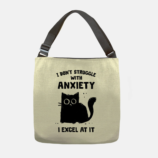 Struggling With Anxiety-None-Adjustable Tote-Bag-kg07