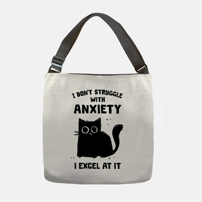 Struggling With Anxiety-None-Adjustable Tote-Bag-kg07