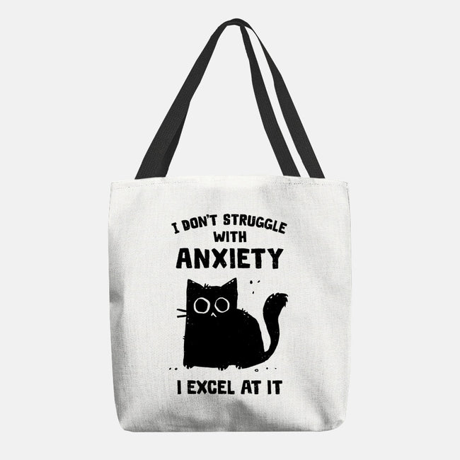 Struggling With Anxiety-None-Basic Tote-Bag-kg07