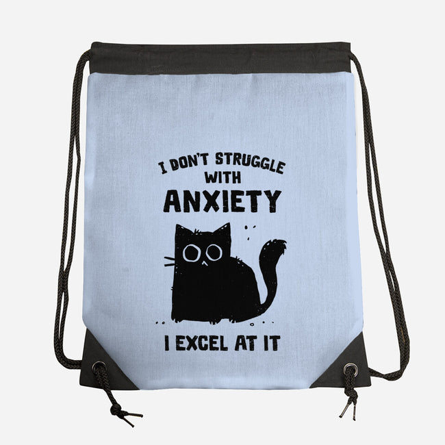 Struggling With Anxiety-None-Drawstring-Bag-kg07