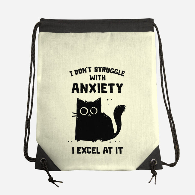 Struggling With Anxiety-None-Drawstring-Bag-kg07