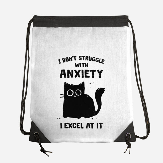 Struggling With Anxiety-None-Drawstring-Bag-kg07