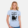 Struggling With Anxiety-Womens-Fitted-Tee-kg07