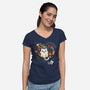 Love Spooky Season-Womens-V-Neck-Tee-Vallina84
