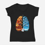 Breath Of The Seasons-Womens-V-Neck-Tee-Vallina84