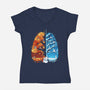 Breath Of The Seasons-Womens-V-Neck-Tee-Vallina84