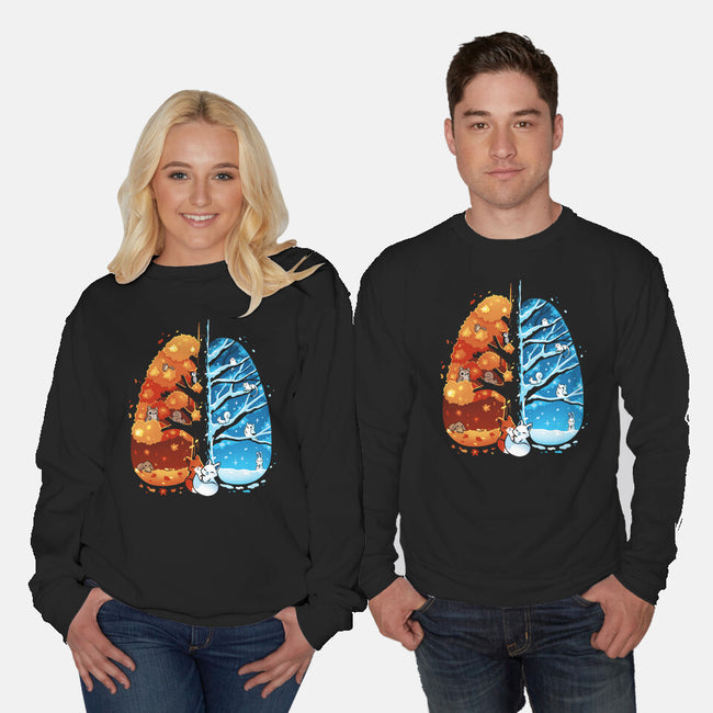 Breath Of The Seasons-Unisex-Crew Neck-Sweatshirt-Vallina84