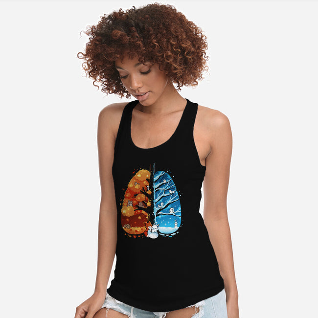 Breath Of The Seasons-Womens-Racerback-Tank-Vallina84