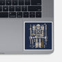 Toss A Coin To Your Skeletor-None-Glossy-Sticker-BadBox