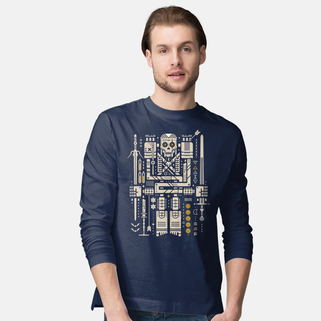 Toss A Coin To Your Skeletor-Mens-Long Sleeved-Tee-BadBox